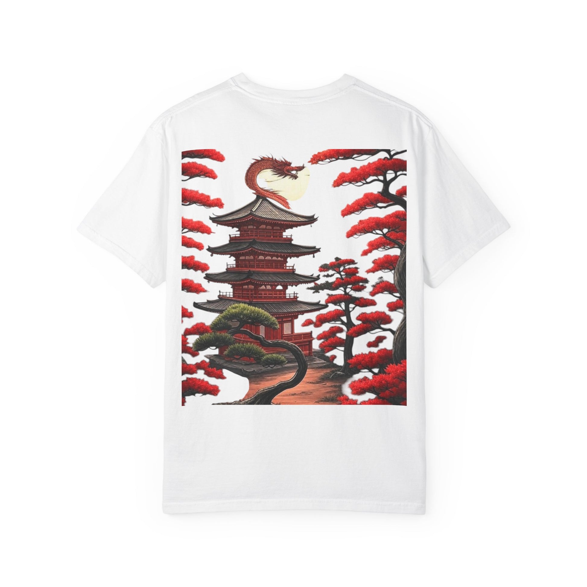 "Red Sun Temple Shirt"