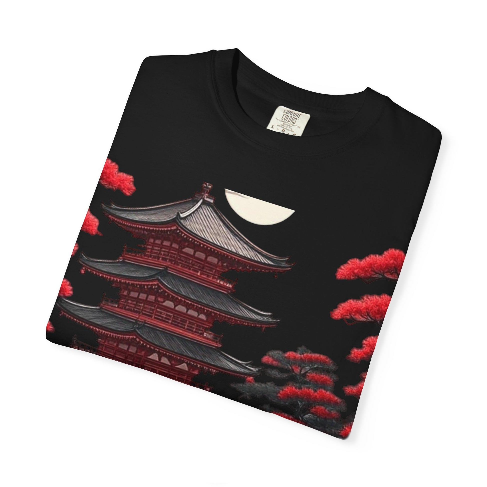 "Red Sun Temple Shirt"