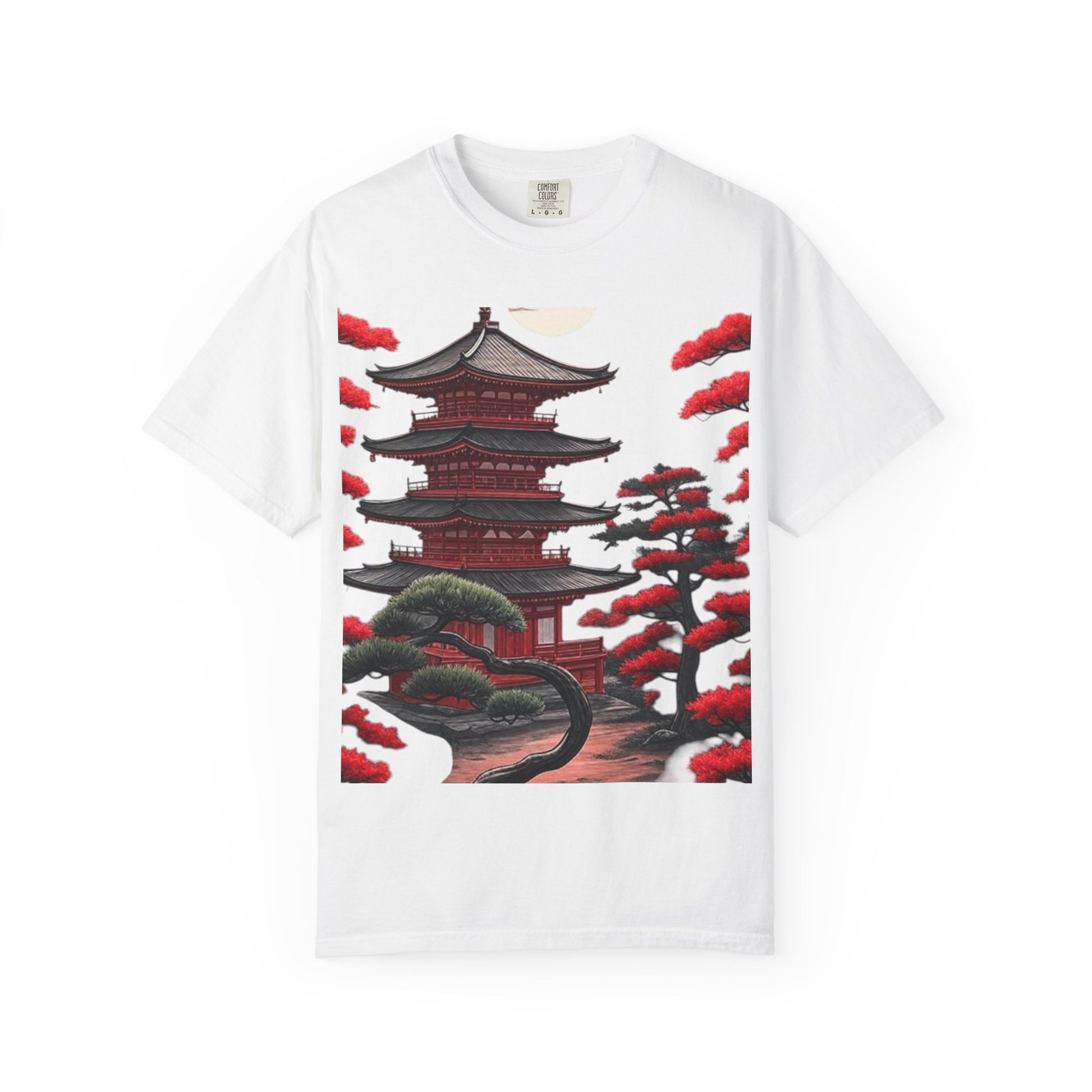 "Red Sun Temple Shirt"