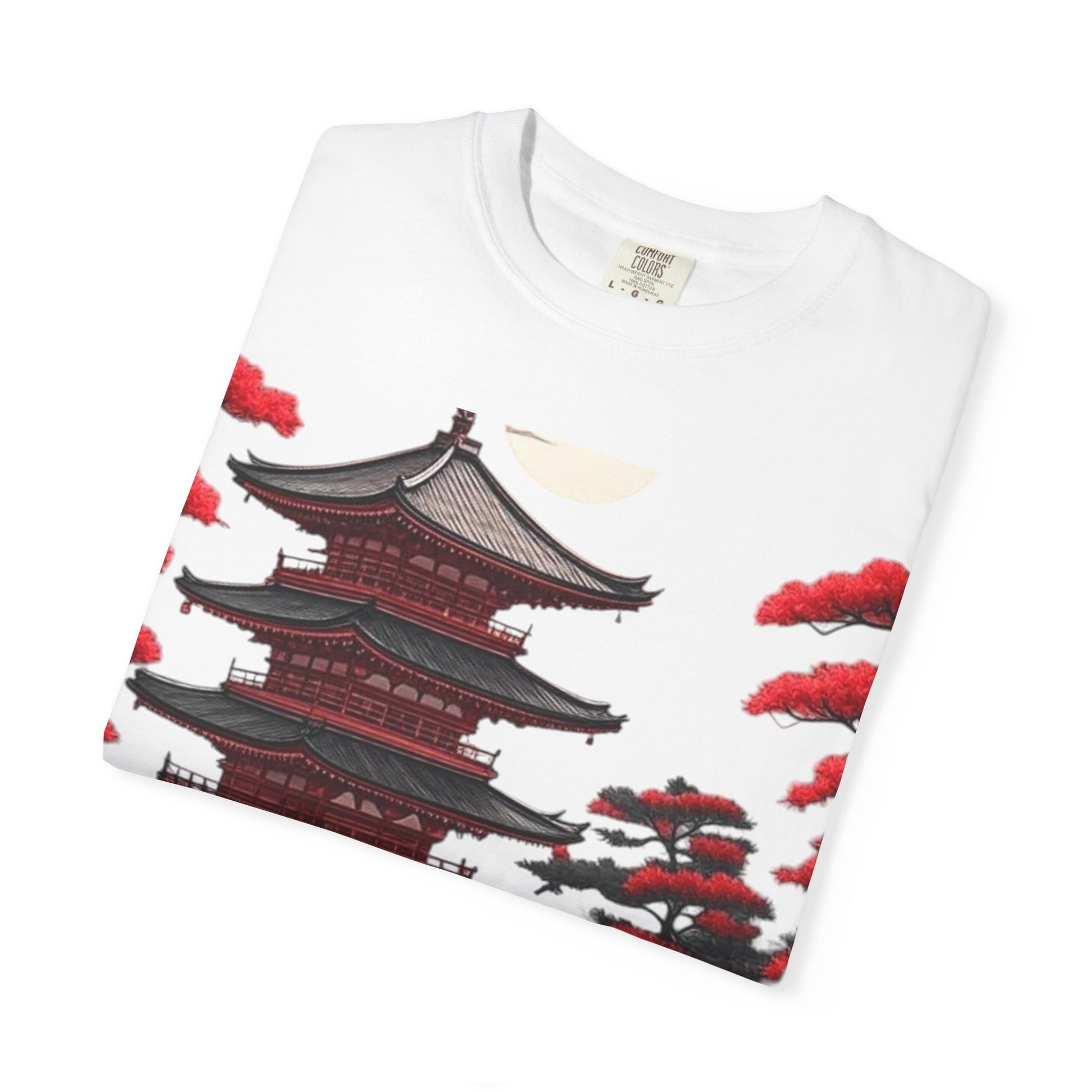 "Red Sun Temple Shirt"