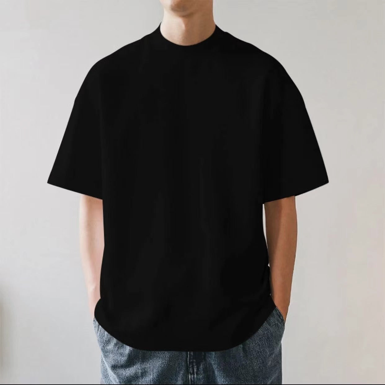 Men's Blank oversized White  T-Shirt