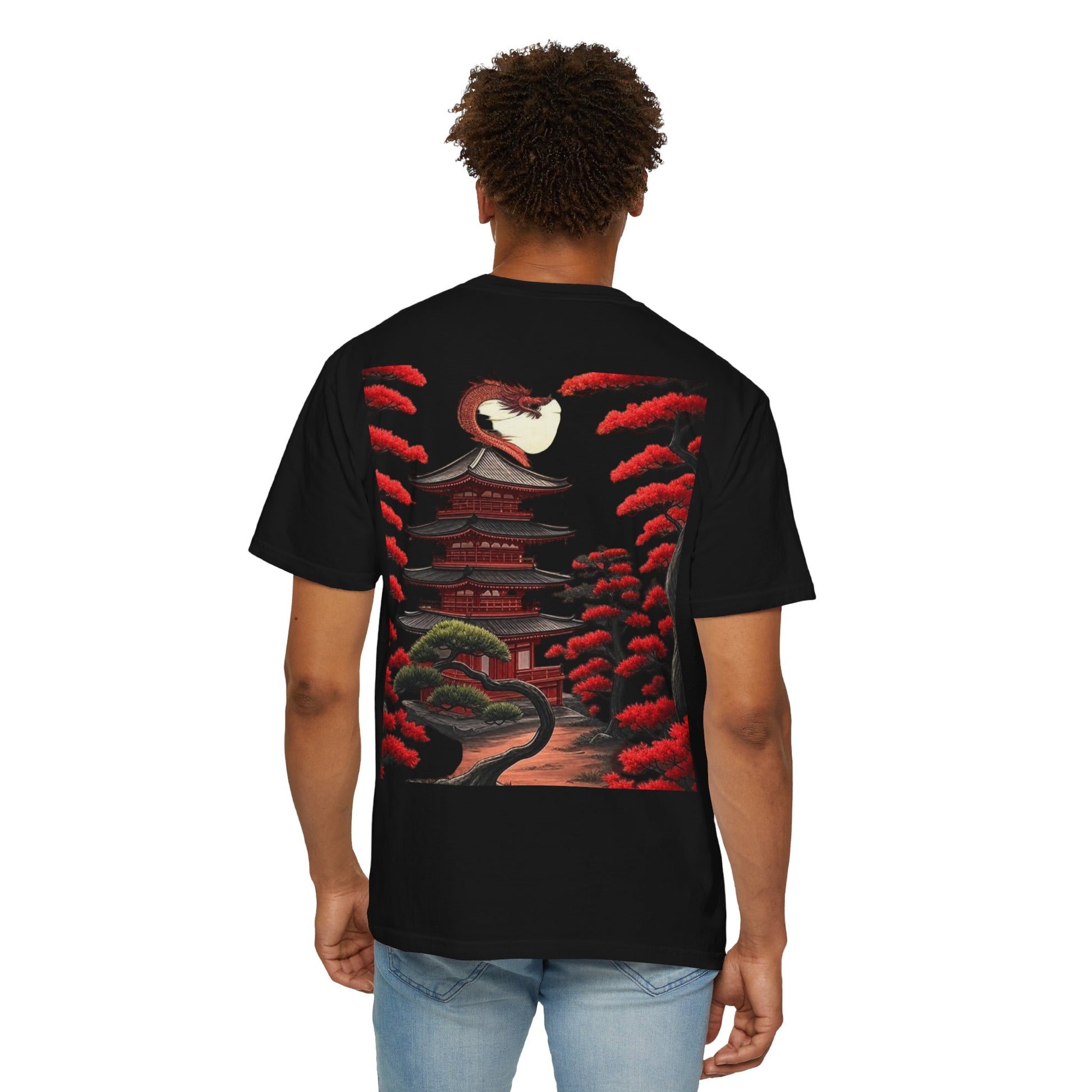 "Red Sun Temple Shirt"