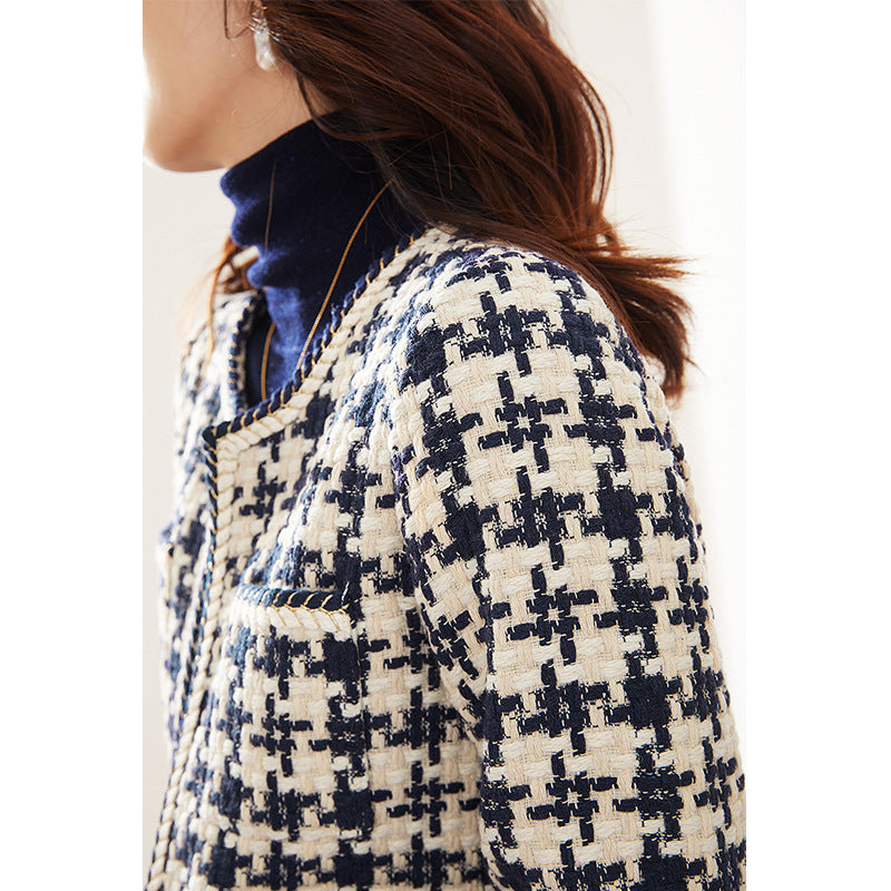 Houndstooth Small Fragrance Jacket Women