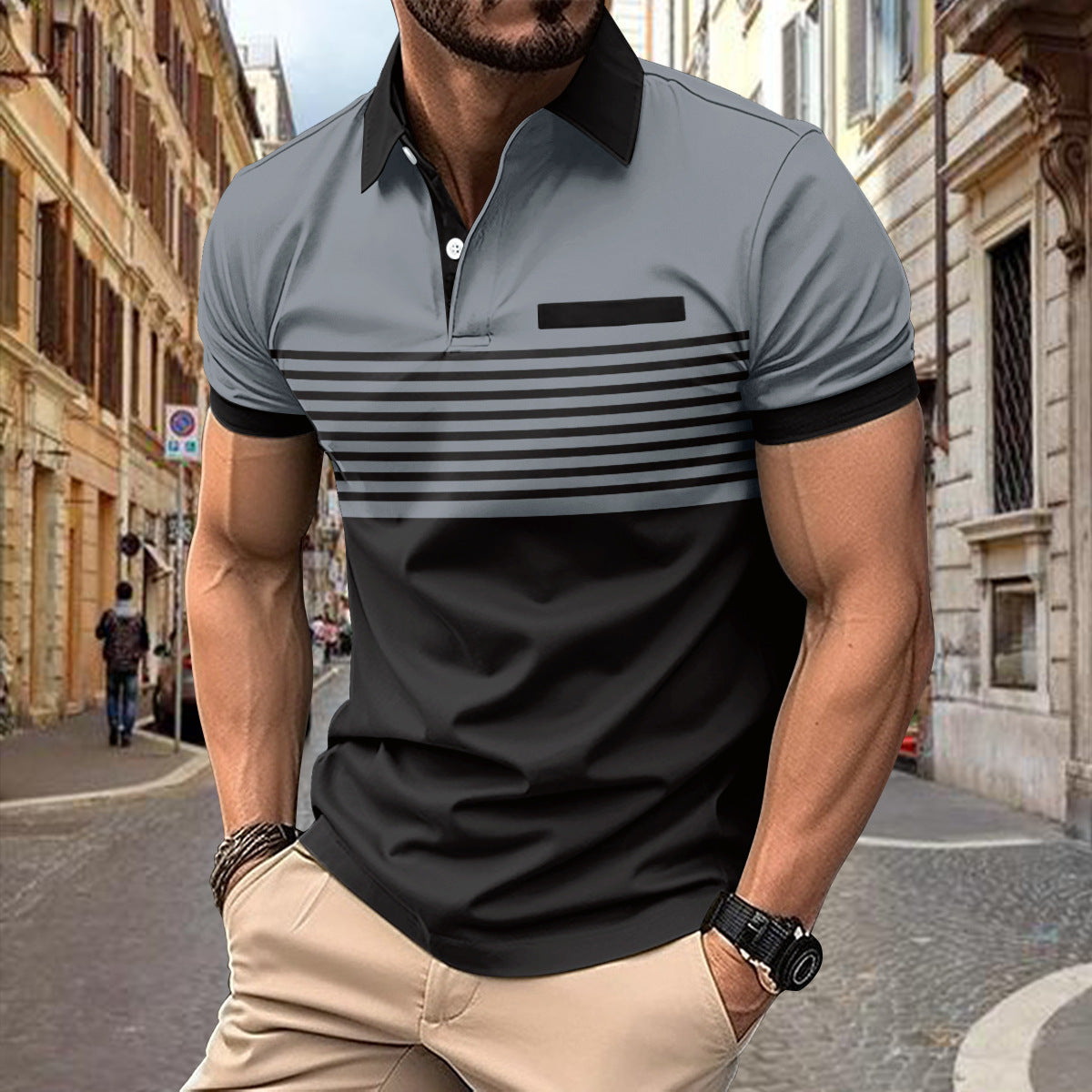 Casual Striped Shirt