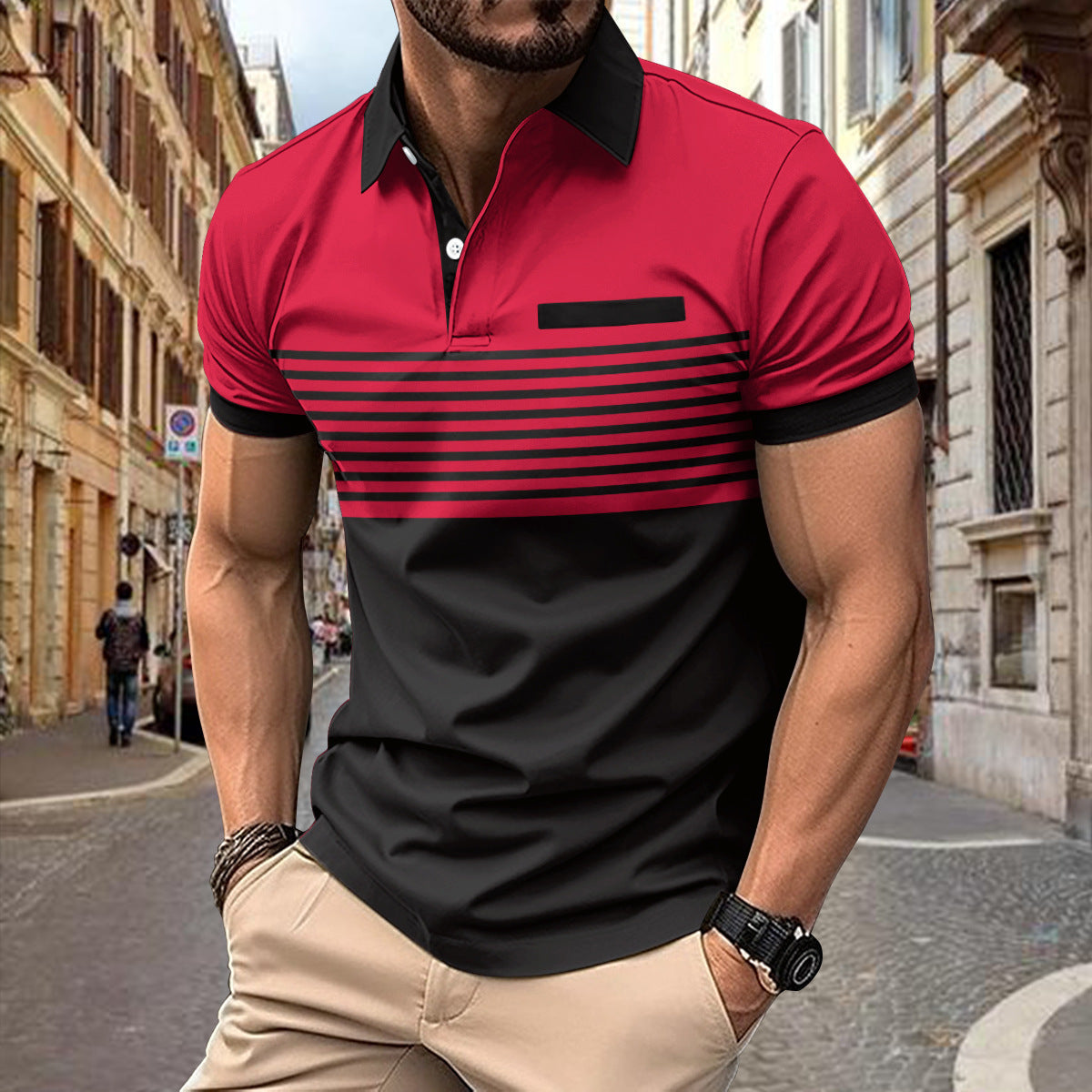 Casual Striped Shirt