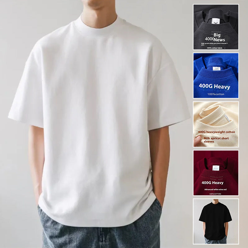 Men's Blank oversized White  T-Shirt