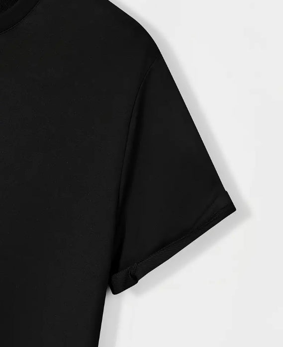 Letter RESPECT Pattern Printed Men's T-shirt